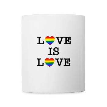 Liebe ist Liebe - Tasse - Weiß - Vorne