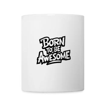 Né pour être génial - Mug blanc - blanc - Devant