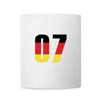 Maillot 7 numéros Allemagne - Mug blanc - blanc - Devant