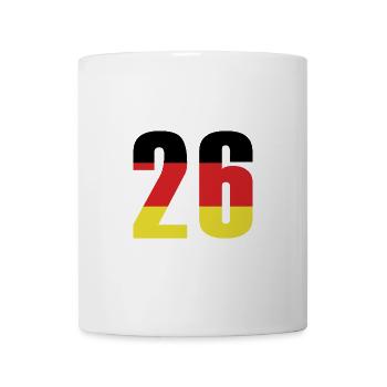 26 Number Germany Jersey - Mug - white - Front