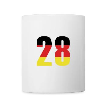 28 Number Germany Jersey - Mug - white - Front