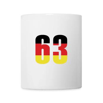 63 Number Germany Jersey - Mug - white - Front