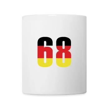Maillot 68 Numéro Allemagne - Mug blanc - blanc - Devant