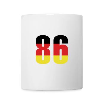 86 Number Germany Jersey - Mug - white - Front
