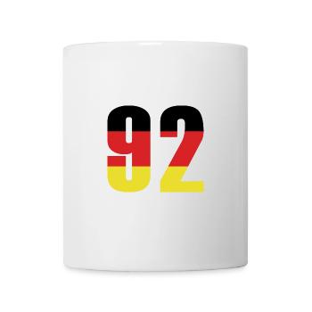 92 Number Germany Jersey - Mug - white - Front