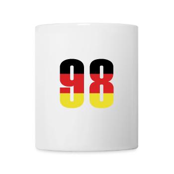 98 Number Germany Jersey - Mug - white - Front