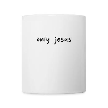 Seulement Jésus - Seulement Jésus - Chrétien Moderne - Mug blanc - blanc - Devant