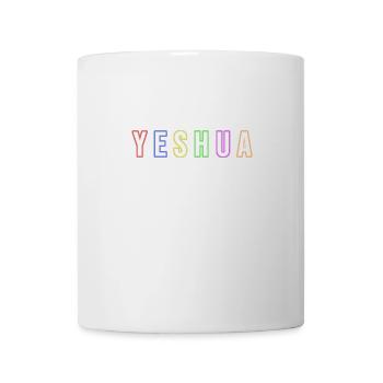 YESHUA - Jésus-Christ coloré - Mug blanc - blanc - Devant