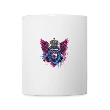Gorilla Coat of Arms Portrait Colorful - Mug - white - Front