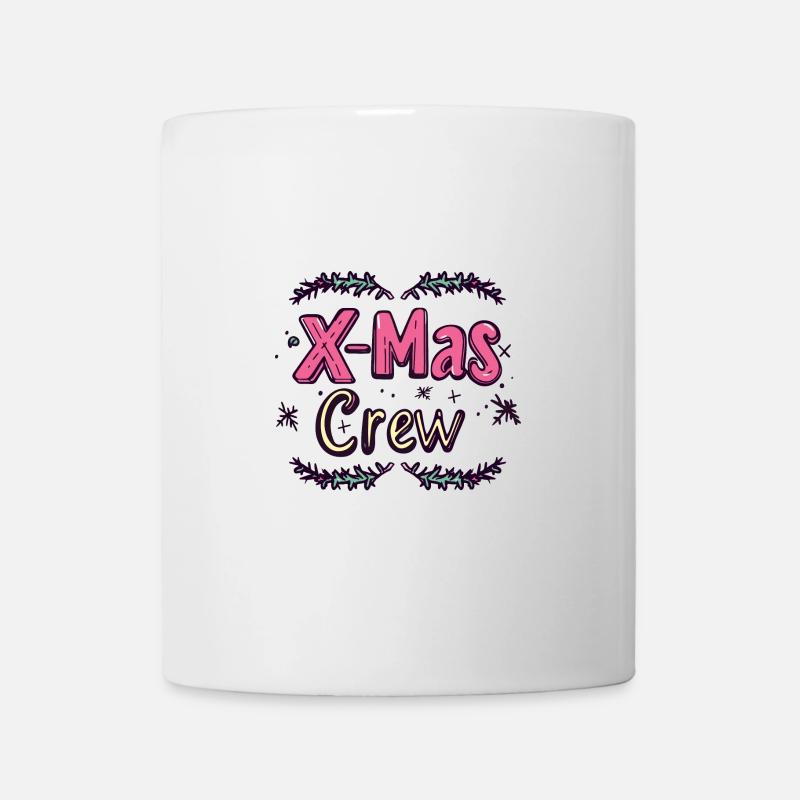 X-Mas Crew Weihnachtlich - Tasse - Weiß