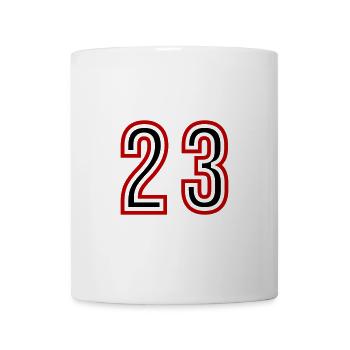 Maillot 23 Années - Mug blanc - blanc - Devant