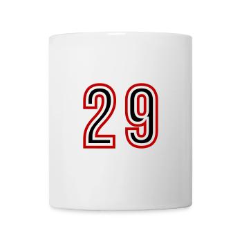 29 Number Years Jersey - Mug - white - Front