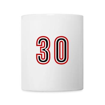 Justaucorps 30 Nombre d’années - Mug blanc - blanc - Devant