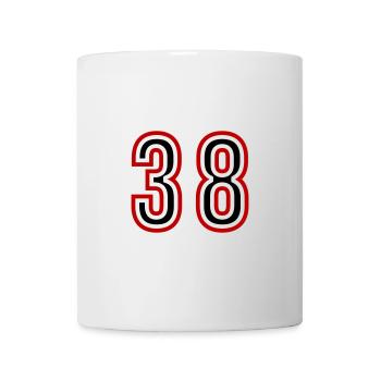 Maillot 38 Années - Mug blanc - blanc - Devant
