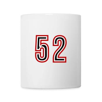 52 Number Years Jersey - Mug - white - Front