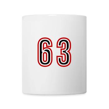 Maillot 63 Années - Mug blanc - blanc - Devant
