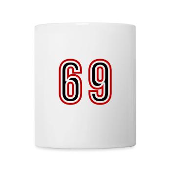 69 Number Years Jersey - Mug - white - Front