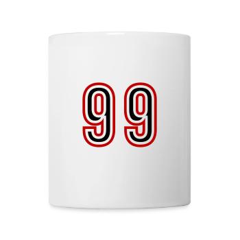 99 Number Years Jersey - Mug - white - Front