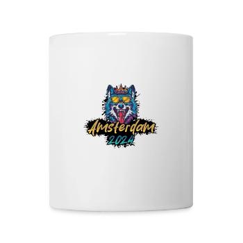 Amsterdam 2024 Party Wolf - Mug - white - Front