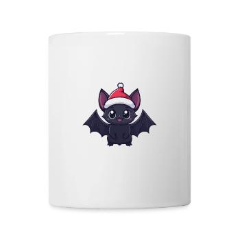 Chauve-souris Noël mignon - Mug blanc - blanc - Devant