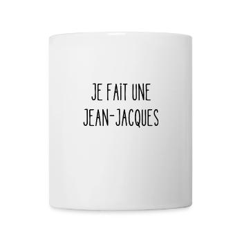 je fait une jean-jacques - Mug blanc - blanc - Devant