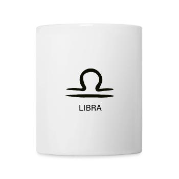 LIBRA | Waage simple - Tasse - Weiß - Vorne