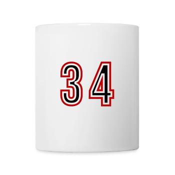 Maillot 34 Années - Mug blanc - blanc - Devant