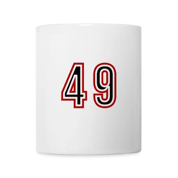 Maillot 49 Années - Mug blanc - blanc - Devant