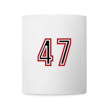 47 Number Years Jersey - Mug - white - Front