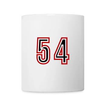 Maillot 54 Années - Mug blanc - blanc - Devant