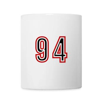 94 Number Years Jersey - Mug - white - Front