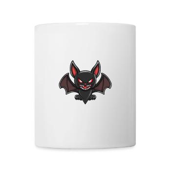 Fledermaus Halloween Blutsauger Comic - Tasse - Weiß - Vorne