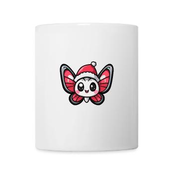 Papillon Noël Mignon - Mug blanc - blanc - Devant
