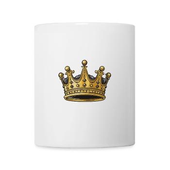Krone Symbol - Tasse - Weiß - Vorne