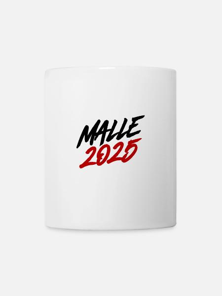 Malle 2025 Mallorca - Tasse - Weiß