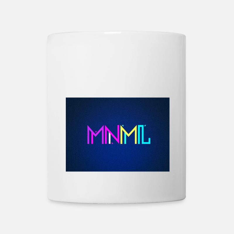 Minimal Type (Colorful) Typographie - Handy Cover - Tasse - Weiß