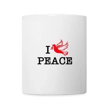 I love peace - Mug - white - Front