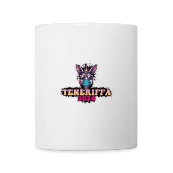Tenerife 2024 Âne de fête - Mug blanc - blanc - Devant