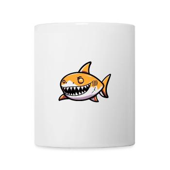 Hai Halloween Tier - Tasse - Weiß - Vorne
