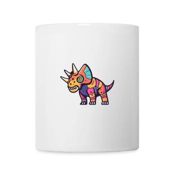 Dinosaurier triceratops Halloween Lustig - Tasse - Weiß - Vorne