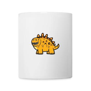 Dinosaur stegosaurus Halloween Funny - Mug - white - Front