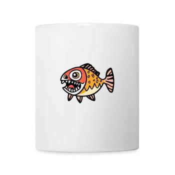 Piranha Fish Halloween Animal - Mug - white - Front