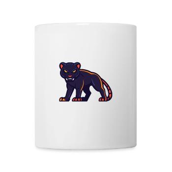 Panther Halloween Tier - Tasse - Weiß - Vorne