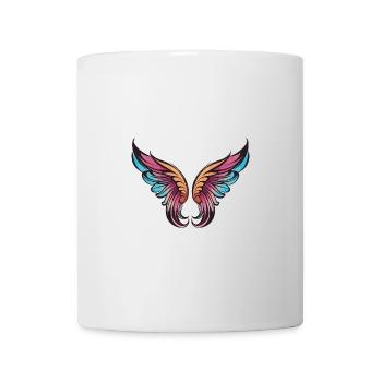 Flügel Symbolik - Tasse - Weiß - Vorne