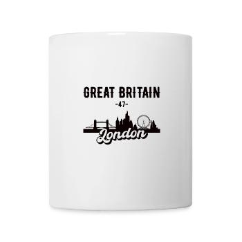 Großbritannien London Skyline Geschenk - Tasse - Weiß - Vorne