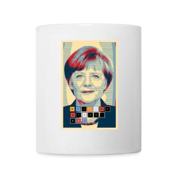 Angela Merkel dans le design Hope we-create-the - Mug blanc - blanc - Devant