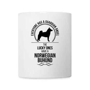 NORWEGIAN BUHUND Guardian Angel Wilsigns - Tasse - Weiß - Vorne