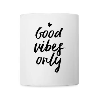 Good Vibes Only - Tasse - Weiß - Vorne
