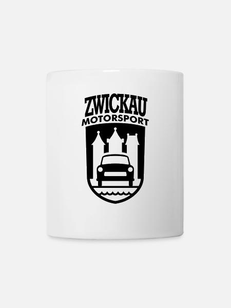 Trabi Motorsport Zwickau Wappen - Tasse - Weiß