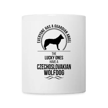CZECHOSLOVAKIAN WOLFDOG Guardian Angel Wilsigns - Tasse - Weiß - Vorne